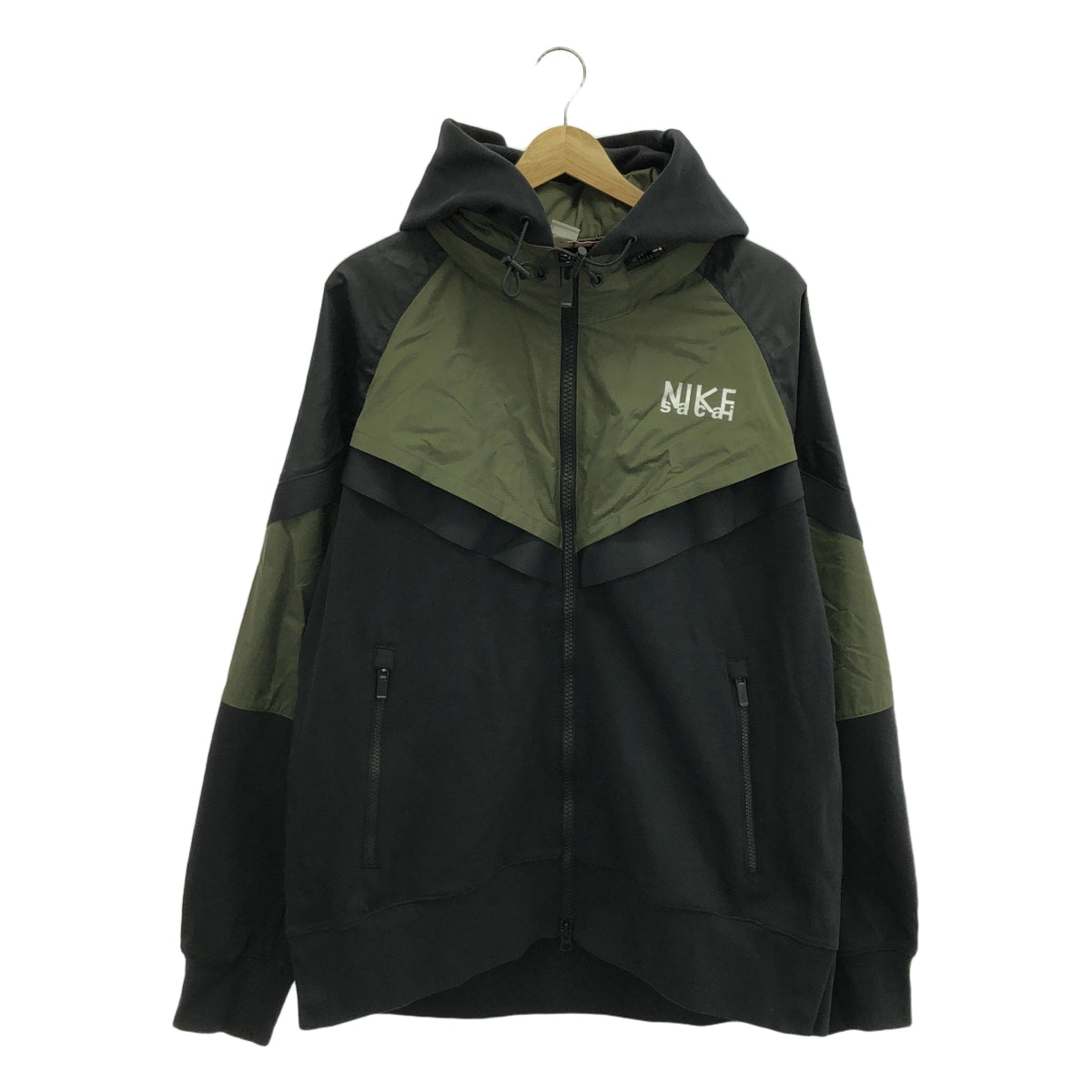 sacai / サカイ | × NIKE / ナイキ AS M NRG FULL ZIP HOODIE / 異素材 切替 ジャケット フーディ | XXL | メンズ
