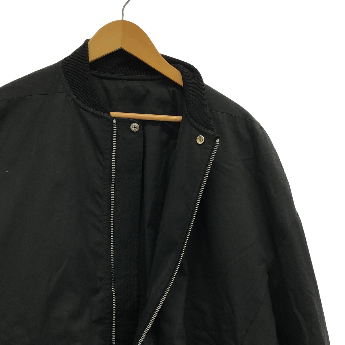 【신품】 Rick Owens / 릭 오웬스 | 2024AW | BOMBER IMBOTTITORICAMATO / PORTERVILLE 봄버 재킷 MA-1 | 48 | 블랙 | 남성