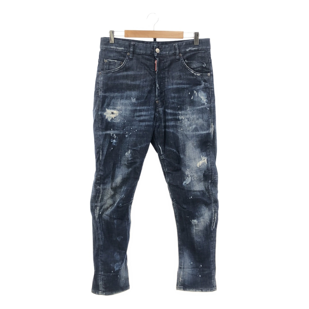 DSQUARED2 / ディースクエアード | 2021SS | DARK WASH 2 COMBAT JEANS / ダメージ・ペイント加 – KLD