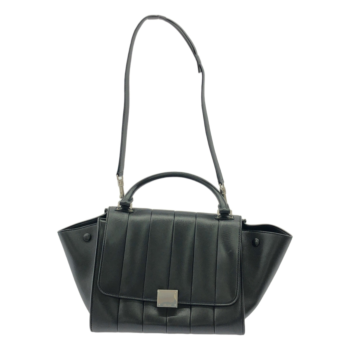 CELINE / セリーヌ | Trapeze レザーバッグ | ブラック | レディース
