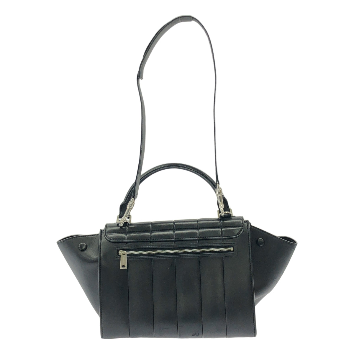 CELINE / セリーヌ | Trapeze レザーバッグ | ブラック | レディース