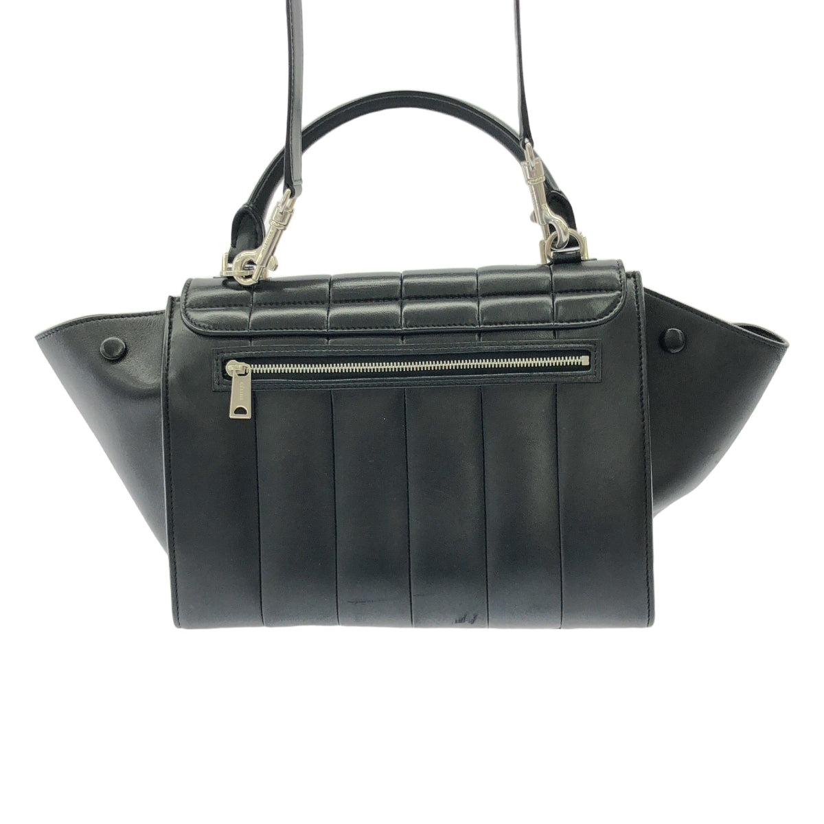 CELINE / セリーヌ | Trapeze レザーバッグ | ブラック | レディース