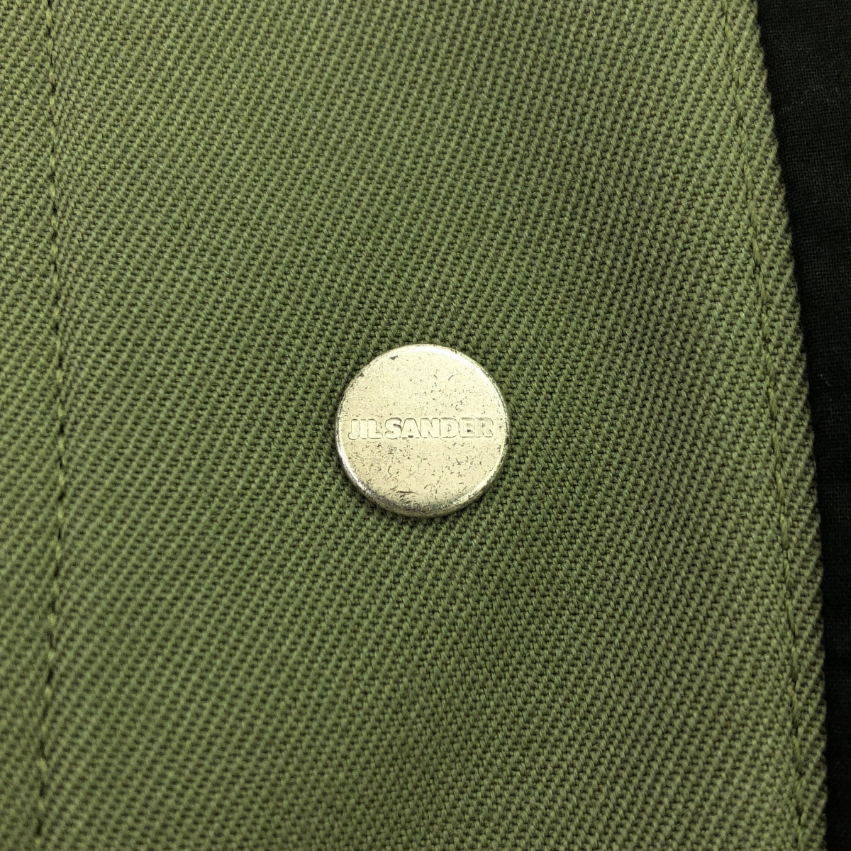 【美品】 JIL SANDER / ジルサンダー | 2022SS | ダブルポケット スナップボタン ジャケット / 総裏地 | 44 | オリーブ | メンズ