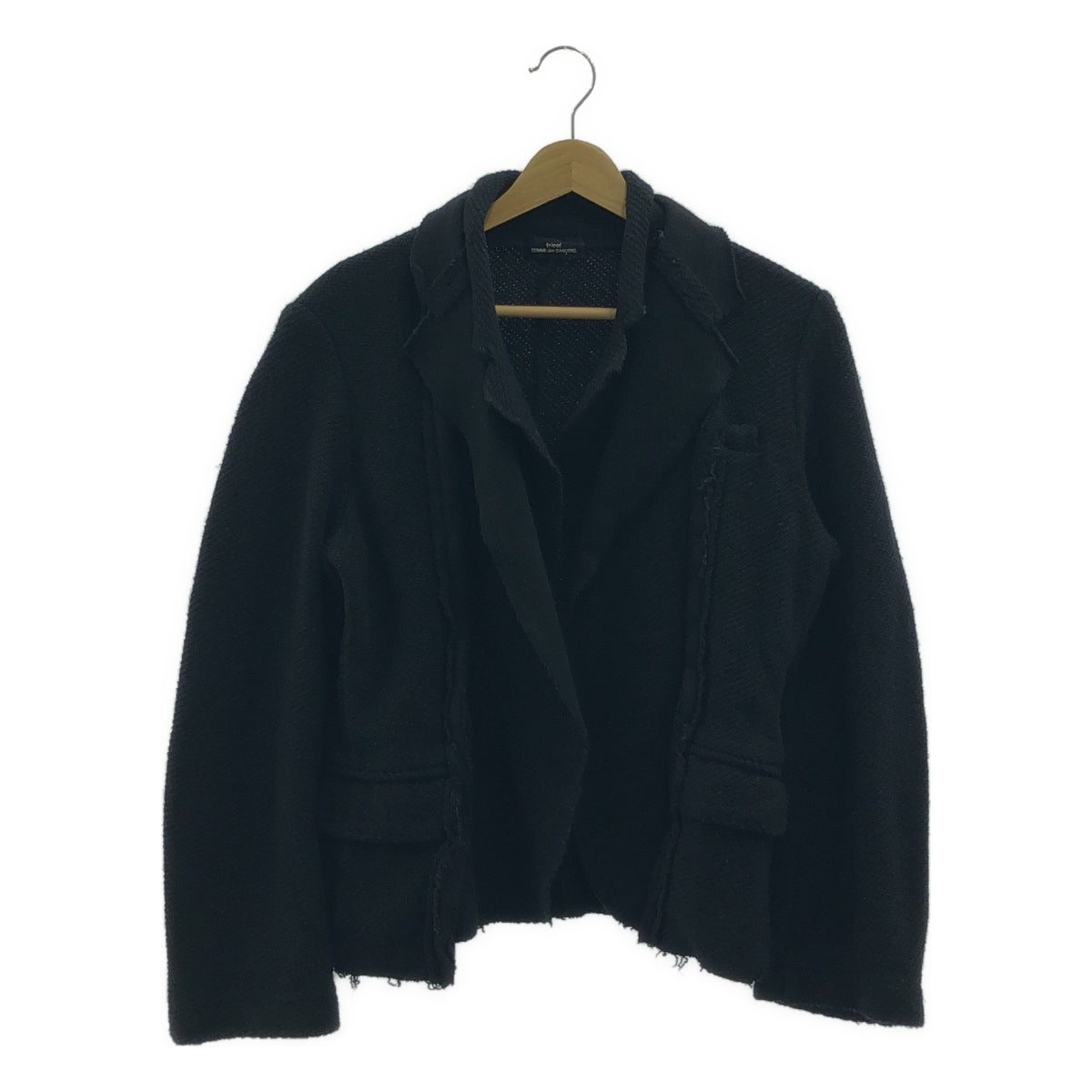 tricot COMME des GARCONS / トリココムデギャルソン | 2007AW | ウール 裁断加工 ダブルカラー ジャケット |