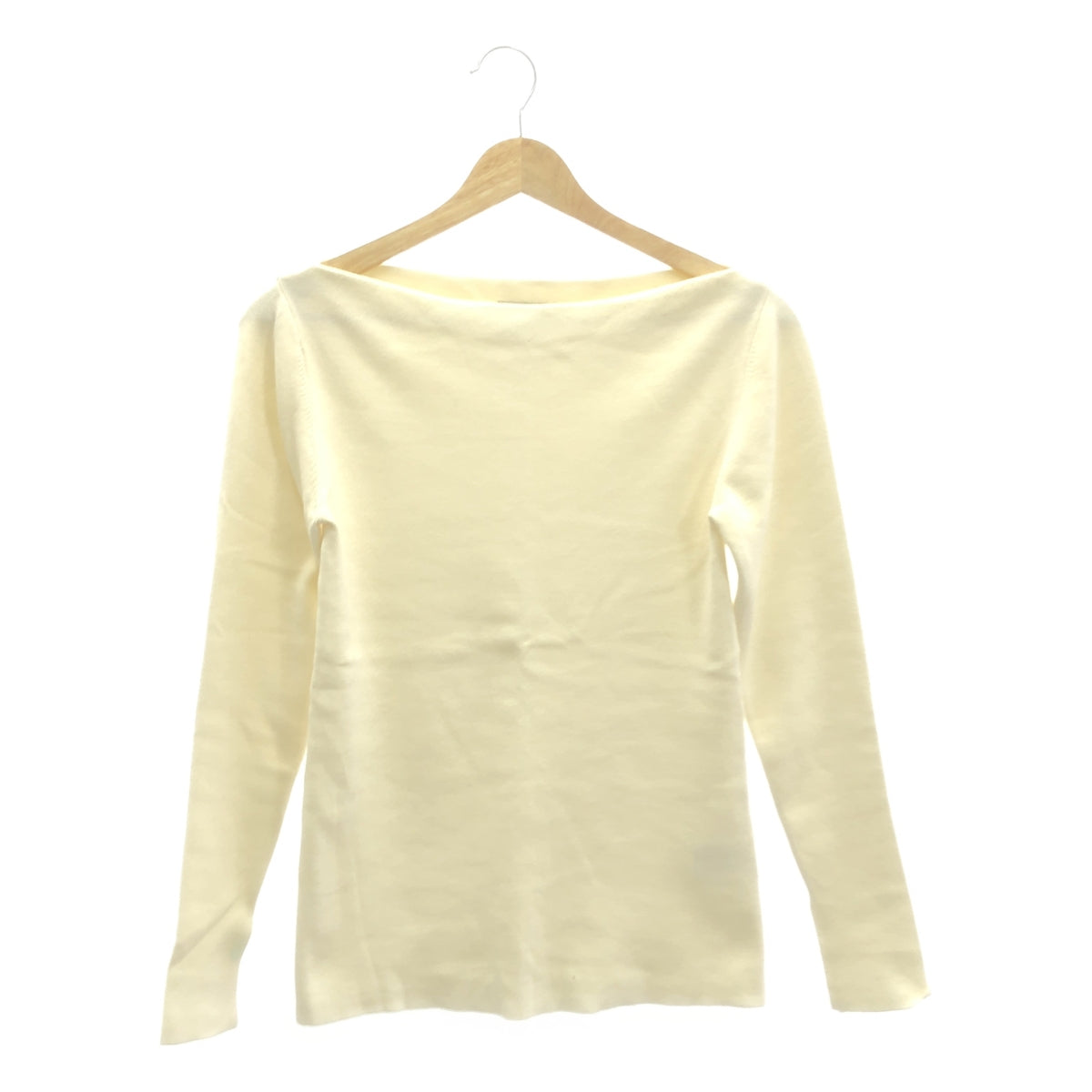 Deuxieme Classe / ドゥーズィエムクラス | ALCAMO / スリットスリーブ ボートネックプルオーバー ニット | F | ベージュ | レディース