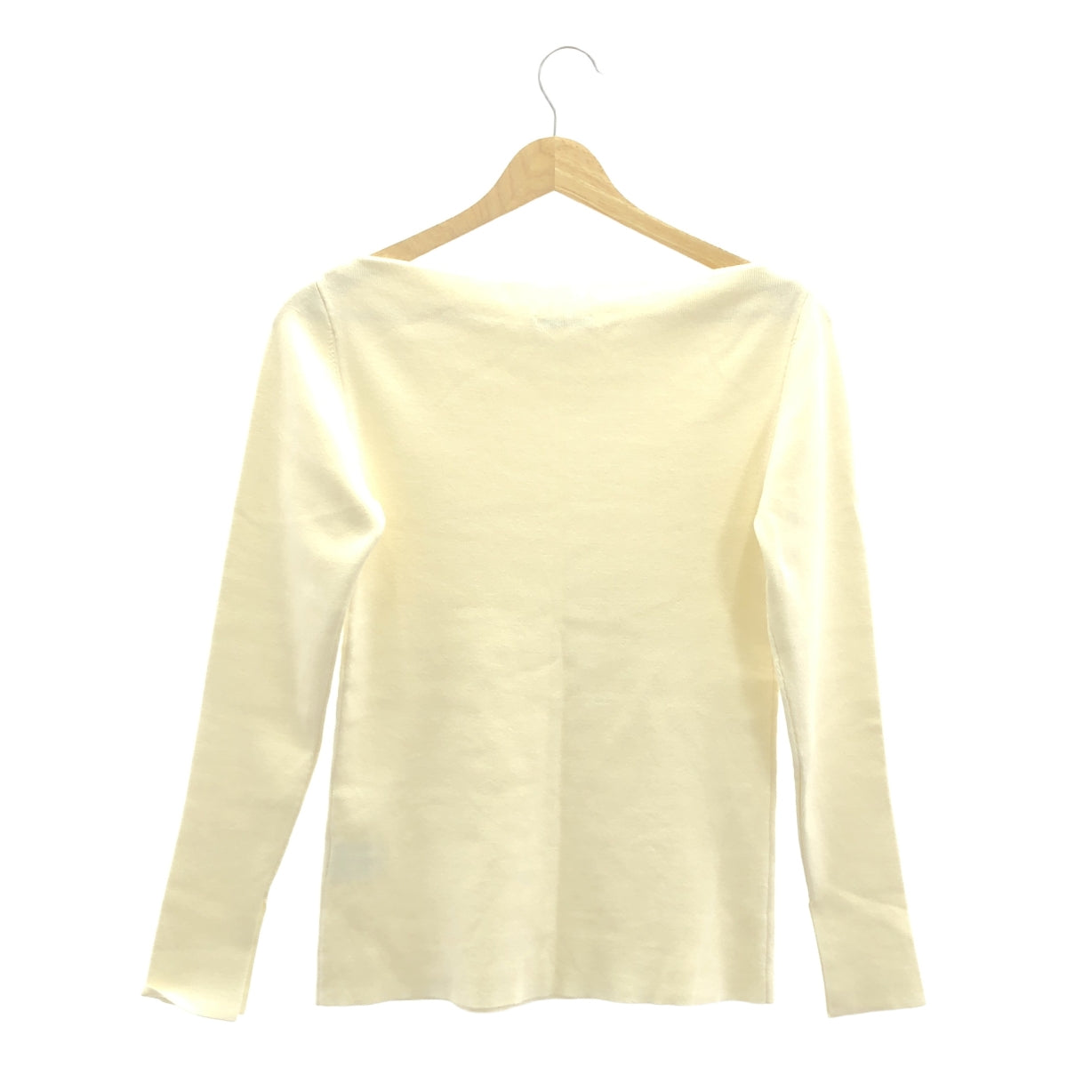 Deuxieme Classe / ドゥーズィエムクラス | ALCAMO / スリットスリーブ ボートネックプルオーバー ニット | F | ベージュ | レディース