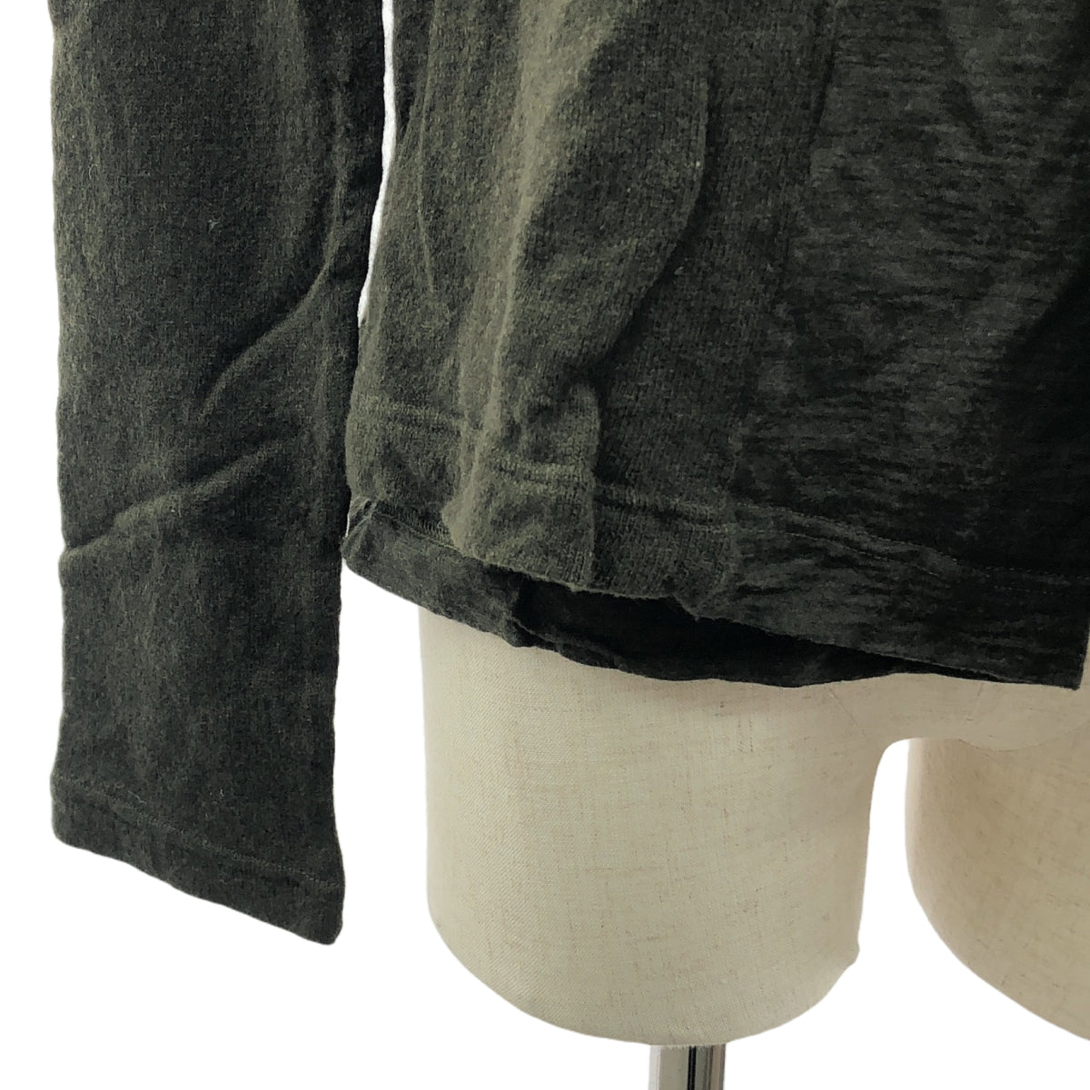 COMME des GARCONS COMME des GARCONS / コムコム | 1990s〜 ウール 縮絨 製品染め フリンジカラー ニット カーディガン | M | レディース