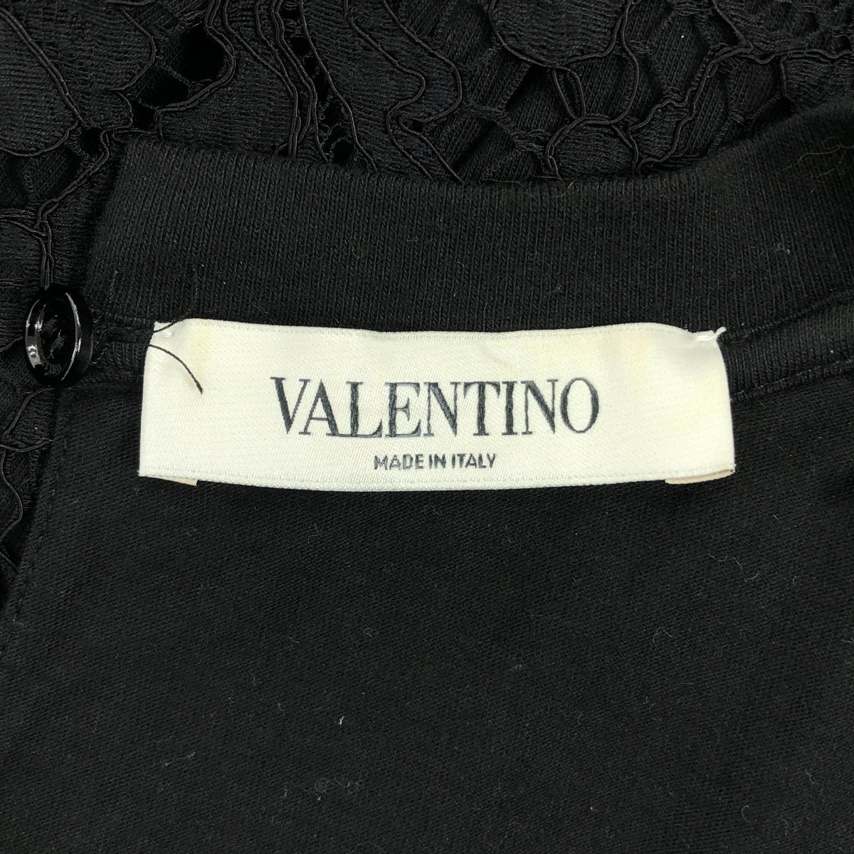 VALENTINO / ヴァレンティノ | 2020SS | 総レース クルーネック 半袖 カットソー | S | レディース