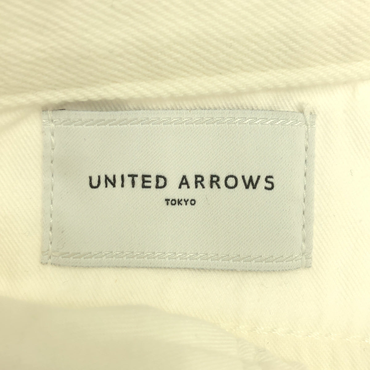 UNITED ARROWS / 유나이티드 애로즈 | 컷오프 와이드 데님 팬츠 | 38 | 화이트 | 여성