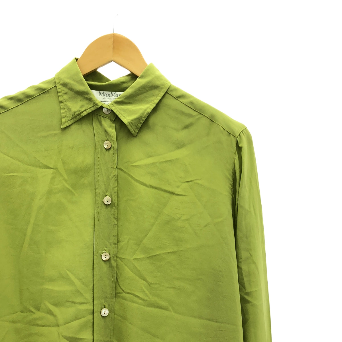 Max Mara | Silk shell button shirt made in Italy | Size 38 | Women's