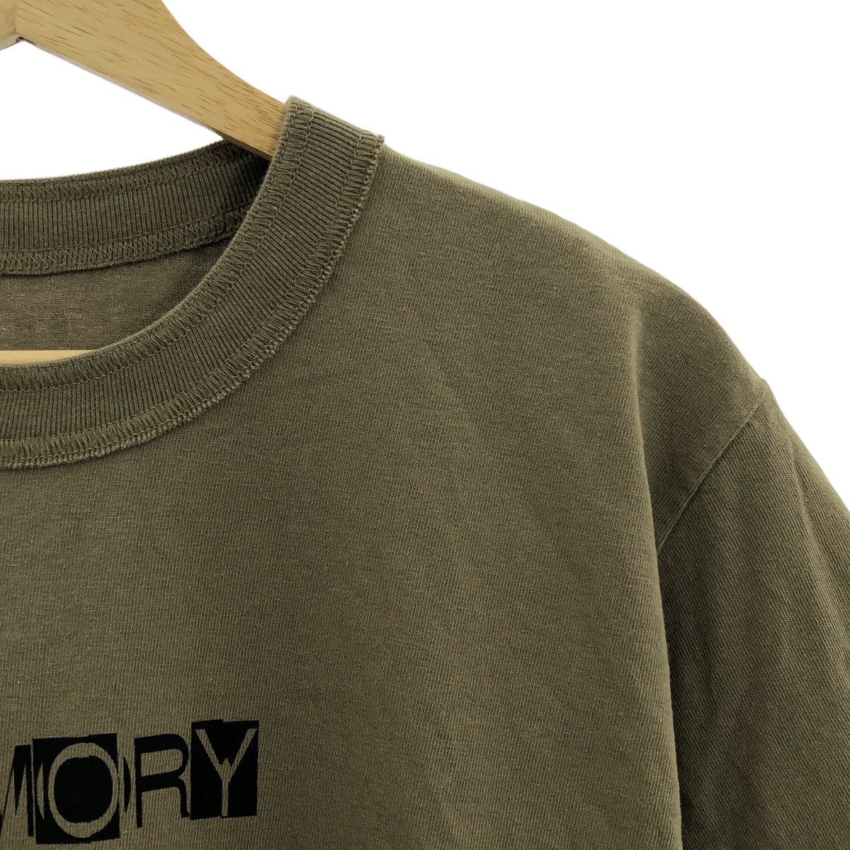 【미품】 sacai / 사카이 | 2025SS | Memory Print T-Shirt 메모리 프린트 T셔츠 | 3 | 카키 | 맨즈