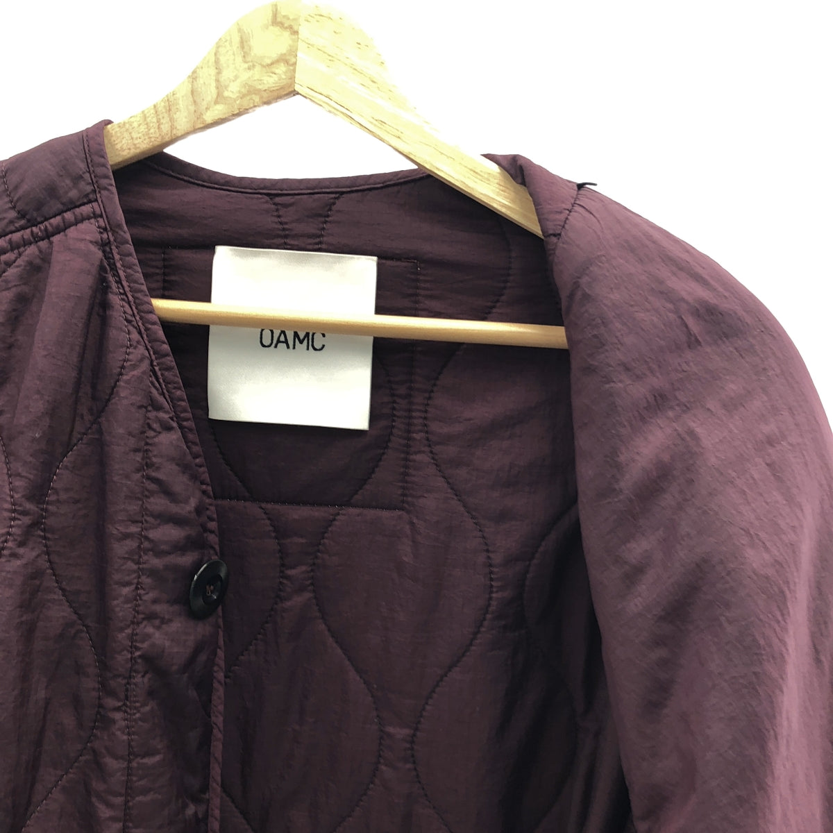 OAMC / 오에엠시 | Combat Liner Quilting Jacket / 퀼팅 노 컬러 오버 재킷 | S | 남성