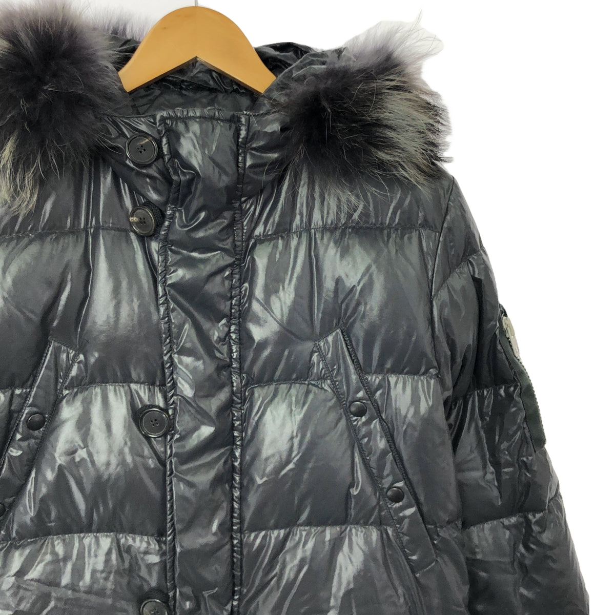 DUVETICA / Duvetica | ERACLE N-3B hooded down jacket with fur | 46 | Men's