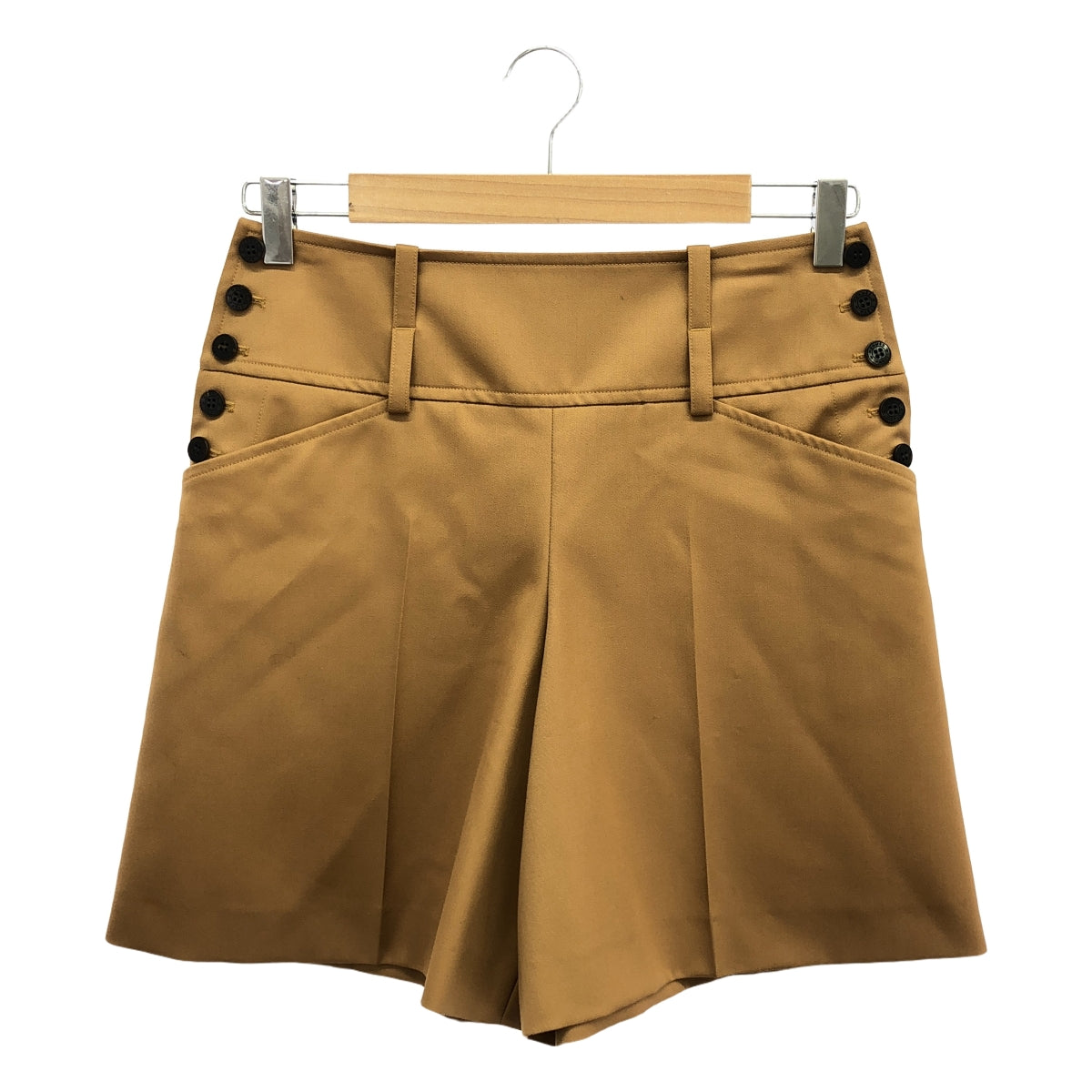 HERMES / Hermes | Side serie button wool shorts | 34 | Women's