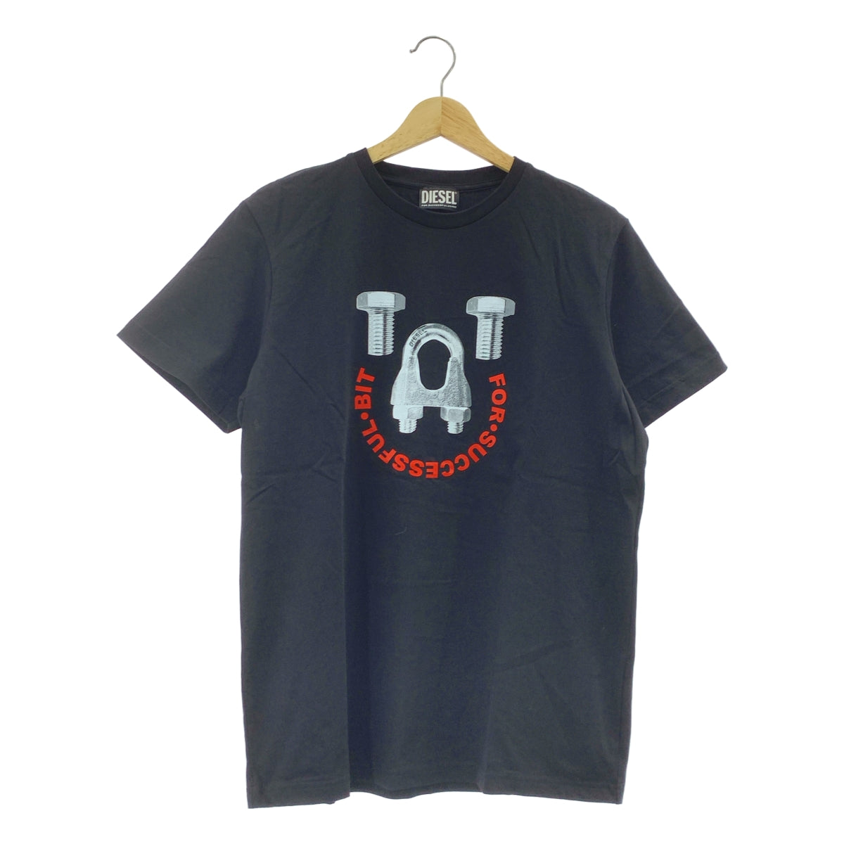 DIESEL / 디젤 | T-DIEGOS-B3 프린트 크루넥 컷소우 T셔츠 | M | 남성