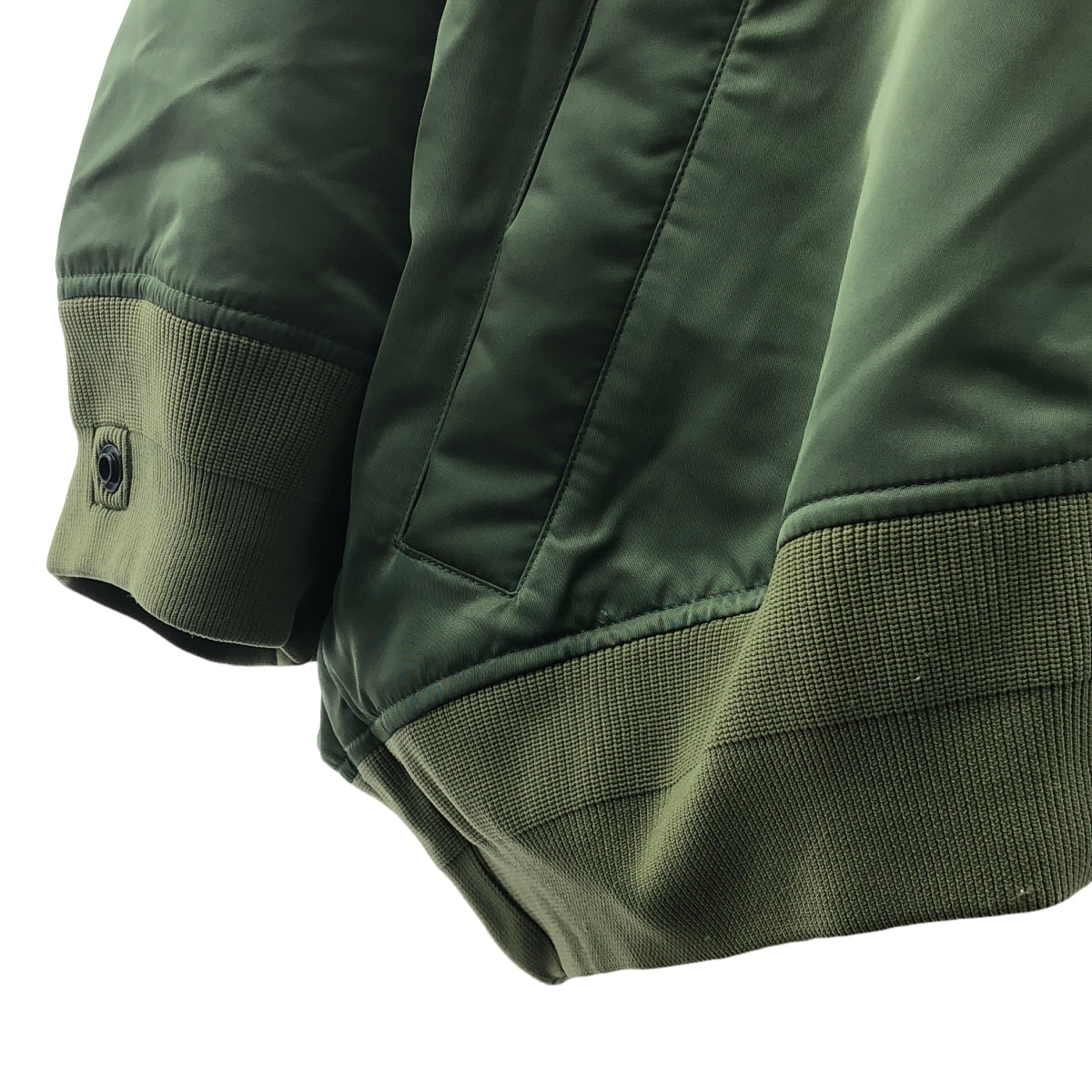sacai / サカイ | 2022AW | × NIKE / ナイキ Full zip HD jacket / ミリタリー オーバージャケット フーディ ブルゾン / メッシュ総裏地 | S | レディース