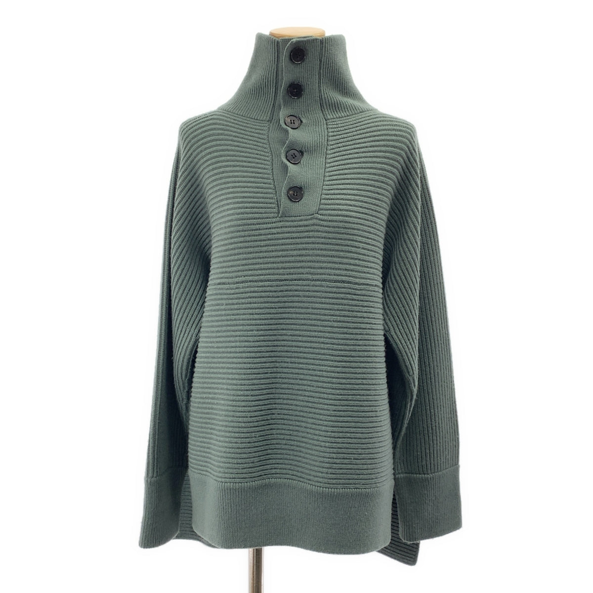 FUMIKA_UCHIDA リブニット 34 FUMIKA UCHIDA / フミカウチダ | リブ ハイネック スリット ニット