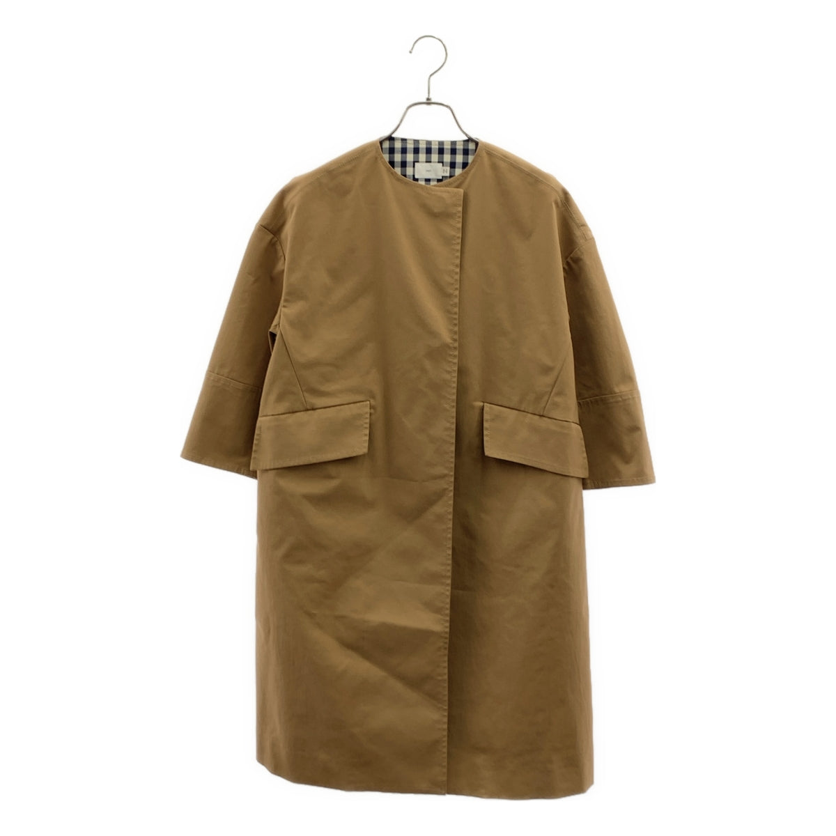 yori / ヨリ | ノーカラー ストレッチ チノコート | F | レディース – KLD