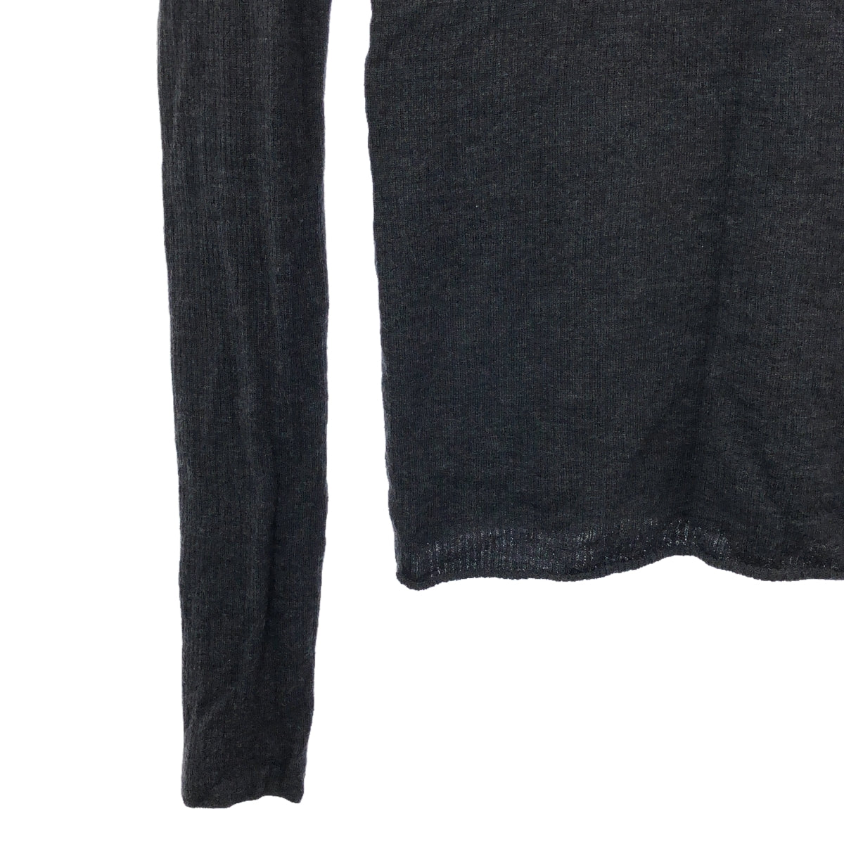 NKNIT / ンニット | ウール ヘンリーネック リブ ニット プルオーバー | 2 | レディース