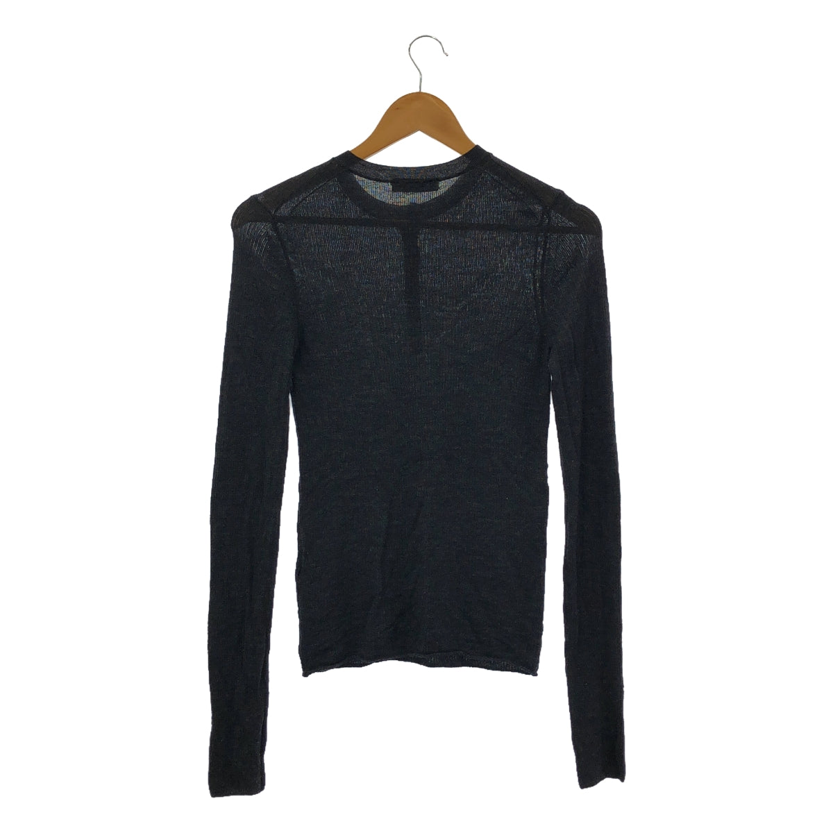 NKNIT / ンニット | ウール ヘンリーネック リブ ニット プルオーバー | 2 | レディース