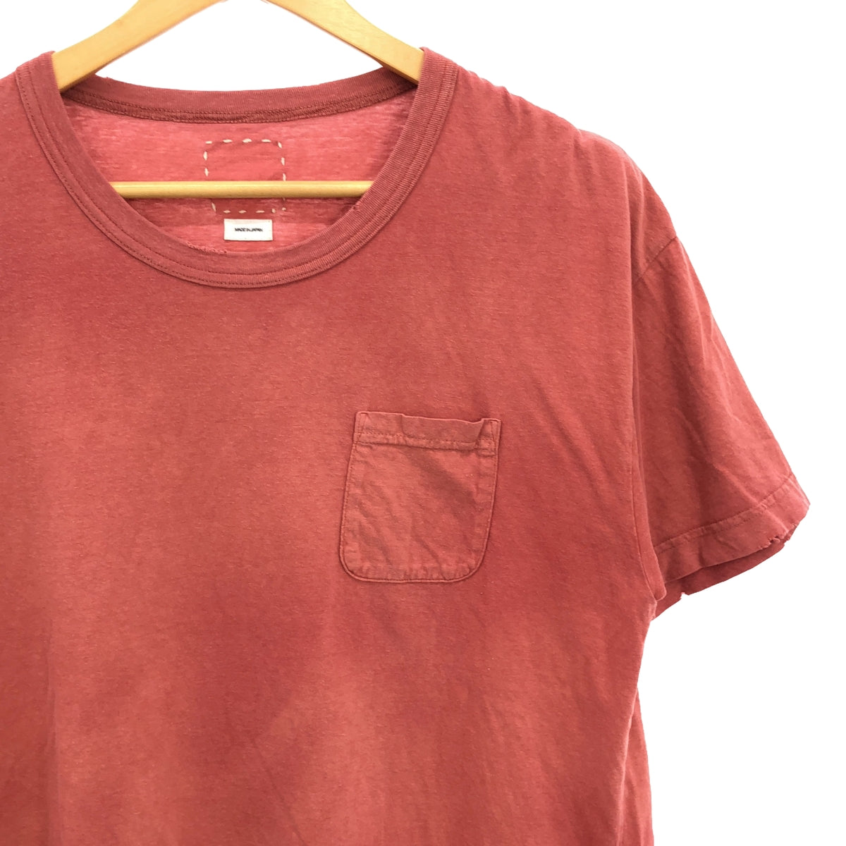 visvim / Visvim | JUMBO TEE / 破洞口袋特大T卹剪裁與縫製 | 2 |男士