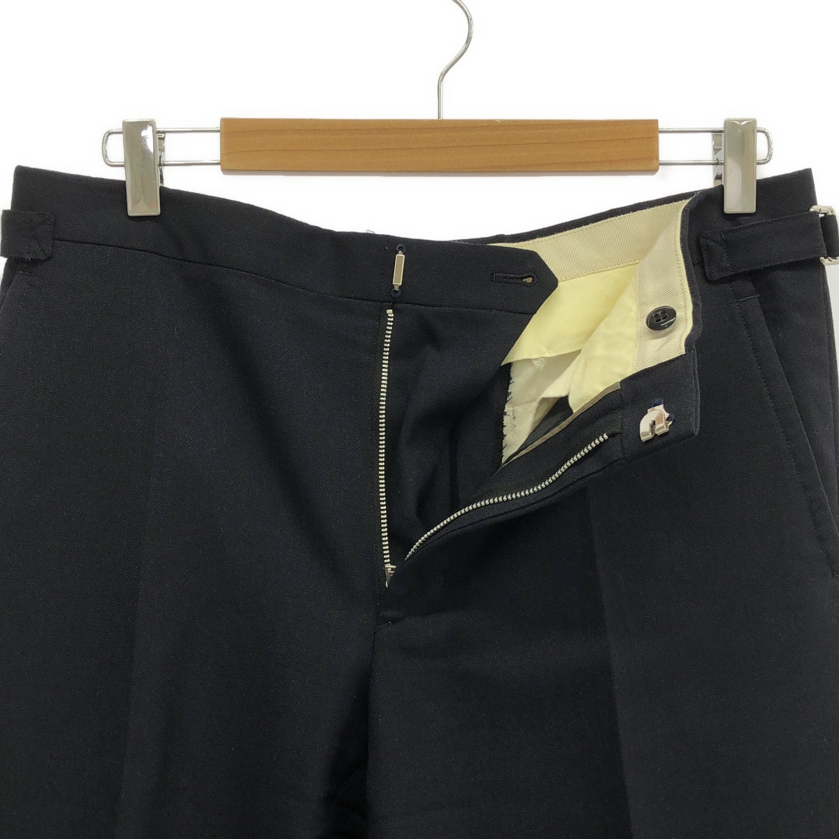 【美品】 FENDART / フェンダール | Side adjuster Trousers / サイドアジャスター トラウザーズ パンツ | 40 | ダークネイビー | メンズ