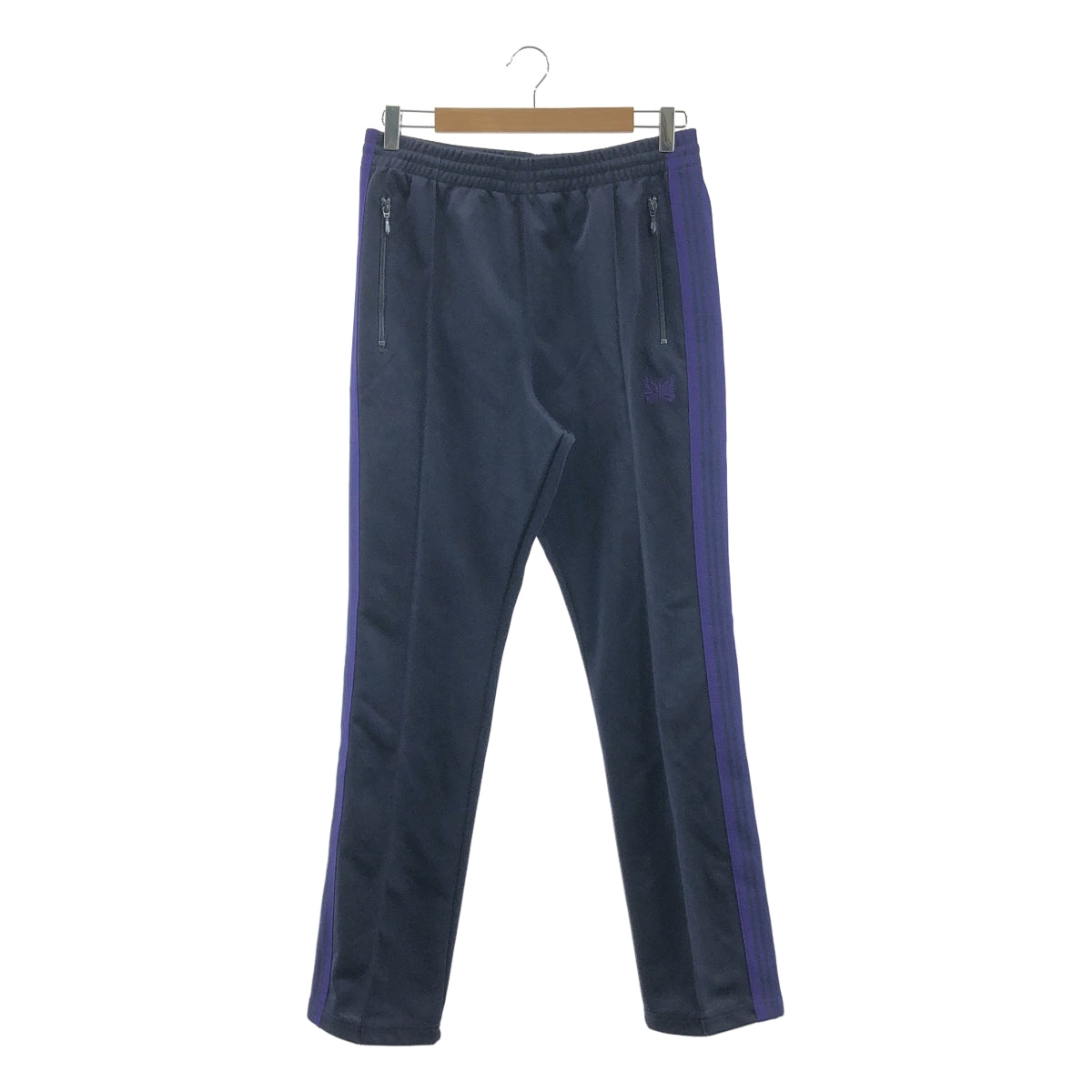 Needles / ニードルス | 2023AW | Narrow Track Pant Poly Smooth ナロー トラックパンツ ポリスムース | S | ネイビー | メンズ