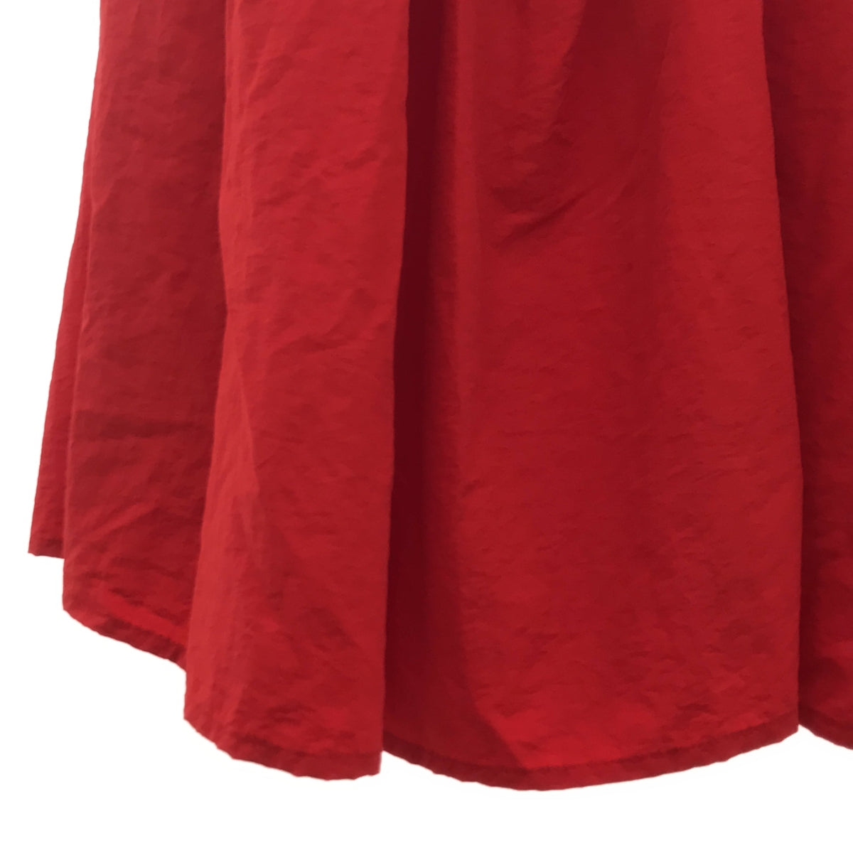 nagonstans / ナゴンスタンス | 2023SS | asymmetry drawstring skir アシンメトリー ドロスト スカート | M | レッド | レディース