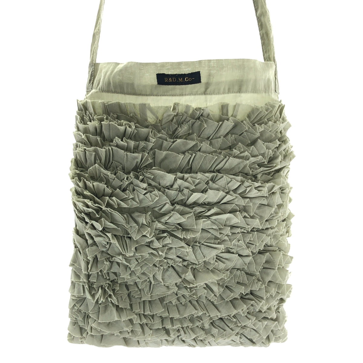 R & DMCo- / 올드 맨즈 재단사 | FRILL ONE SHOULDER BAG 프릴 원 숄더백 | F | 여성