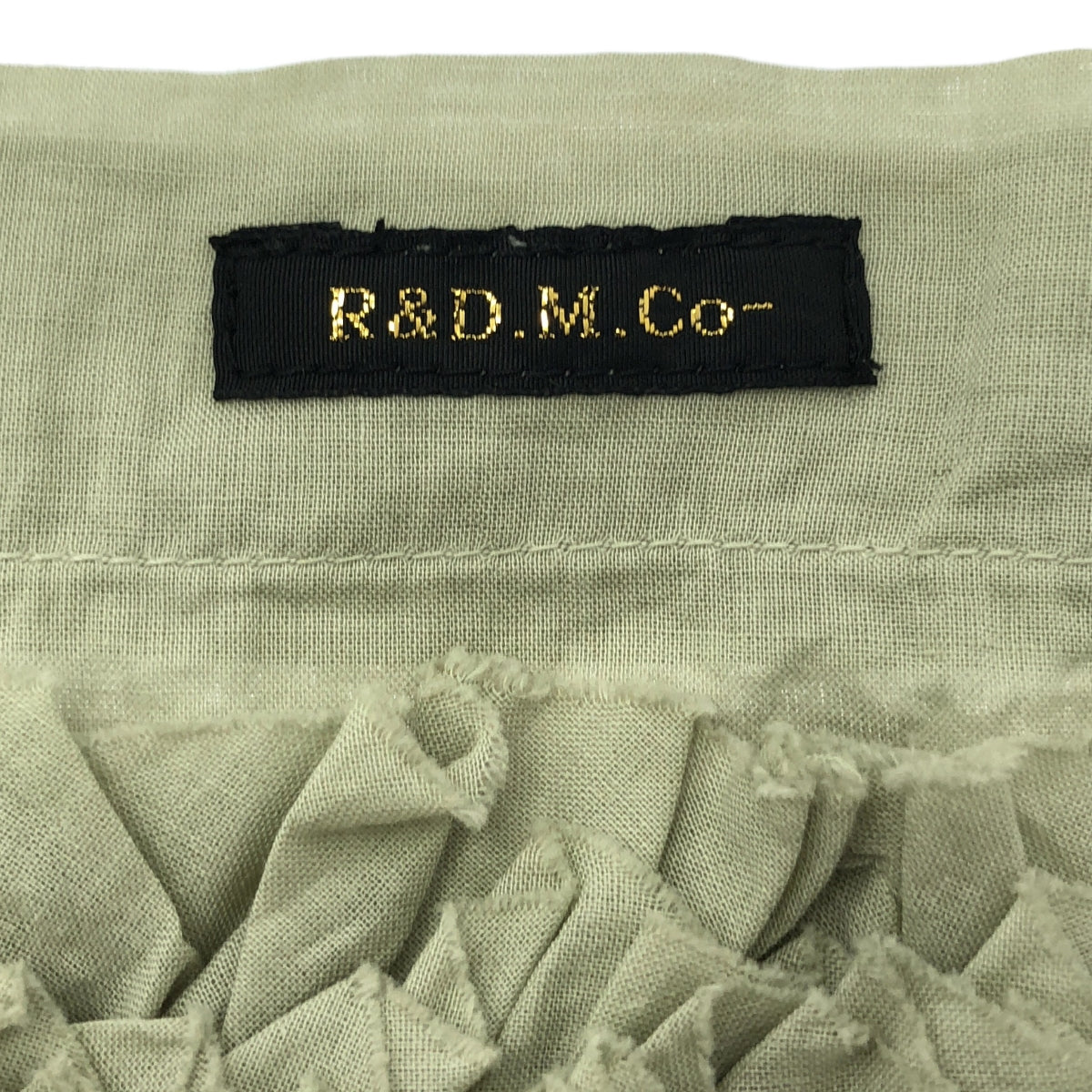 R & DMCo- / 올드 맨즈 재단사 | FRILL ONE SHOULDER BAG 프릴 원 숄더백 | F | 여성