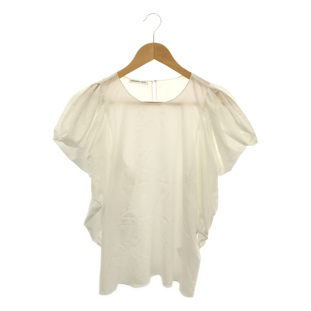 【美品】 Designers Remix / デザイナーズリミックス | VALERIE PUFF SLEEVE TOP パフスリーブ プルオーバーシャツ | 36 | ホワイト | レディース