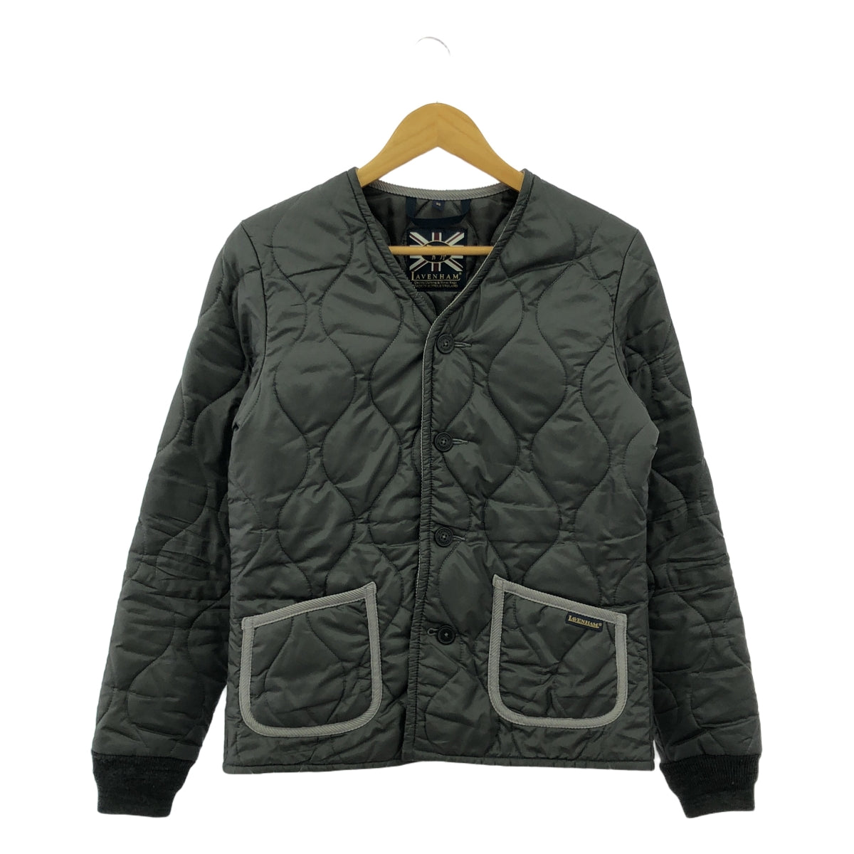 LAVENHAM / ラベンハム | ノーカラー キルティング ジャケット | 36 | メンズ