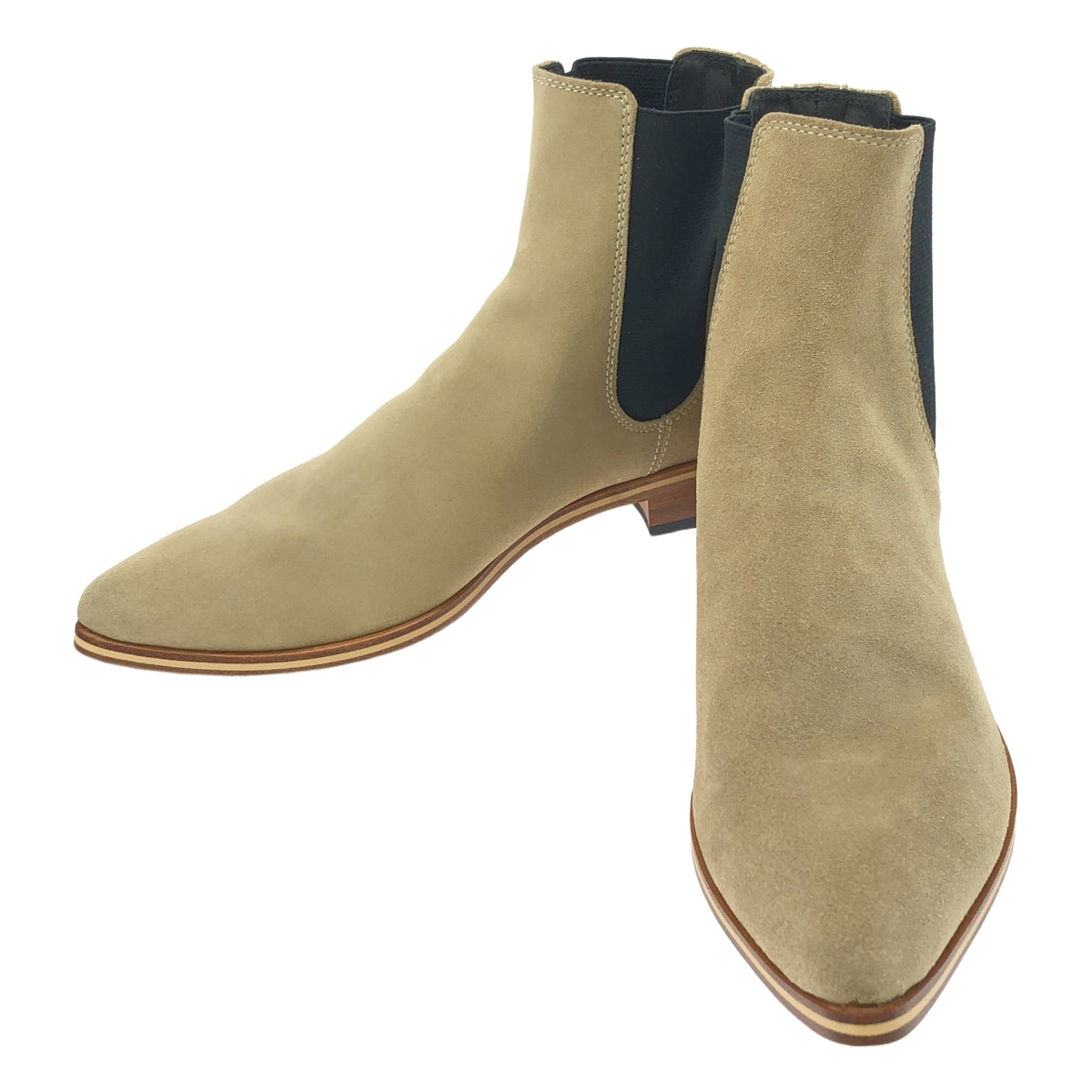 KIDS LOVE GAITE / キッズラブゲイト | 2021AW | SIDE GORE BOOTS スエード サイドゴアブーツ | 8 | ベージュ | メンズ