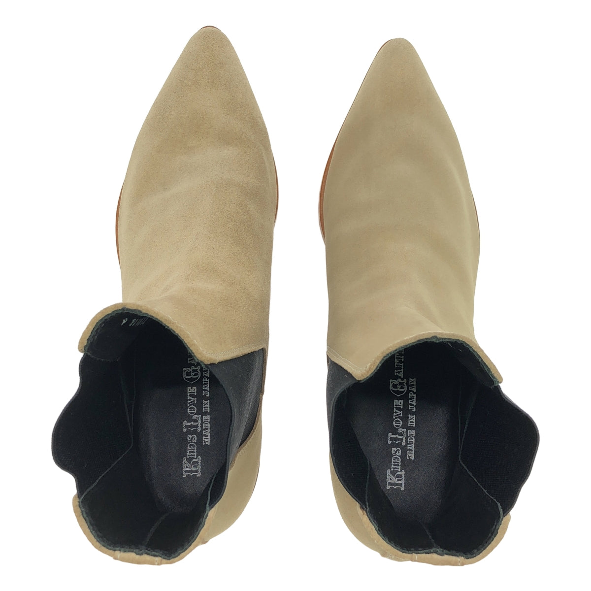 KIDS LOVE GAITE / キッズラブゲイト | 2021AW | SIDE GORE BOOTS スエード サイドゴアブーツ | 8 | ベージュ | メンズ