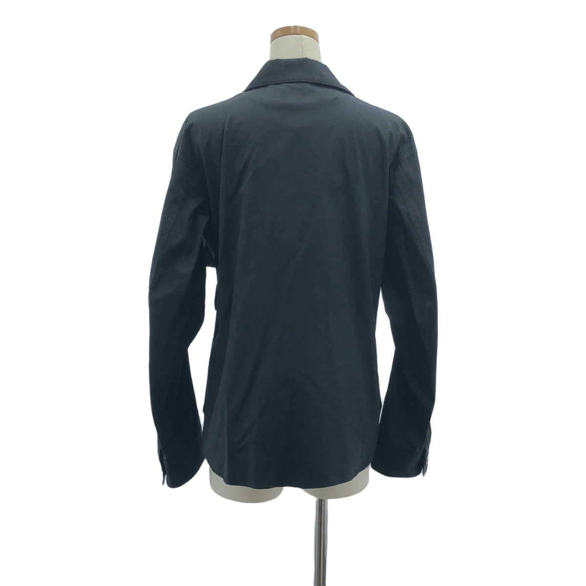 【美品】 Yohji Yamamoto FEMME / ヨウジヤマモトファム | 2006SS | 変形 フリル装飾 ジャケット ブラウス | 2 | ブラック | レディース