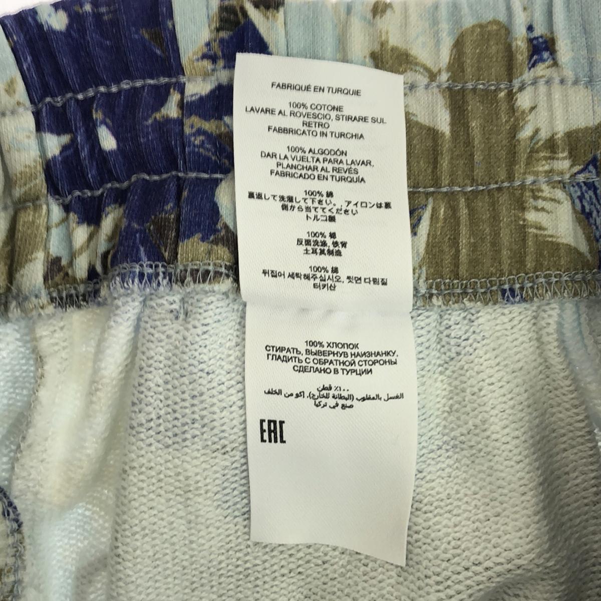 DRIES VAN NOTEN / 드리스 반 노텐 | 2023SS | Floral Wide Cotton Pants / 총 무늬 드로 스트링 플로럴 와이드 스웨트 팬츠 | S | 여성