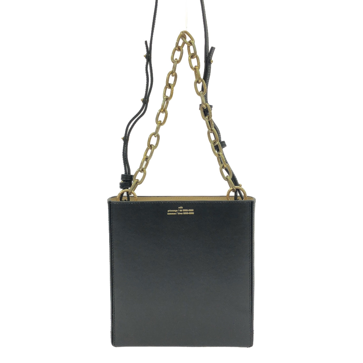 【美品】 Rokh / ロック | THE MEDIUM FILE BOX / 牛革 レザー ショルダーバッグ / ケース付き | black /white | レディース