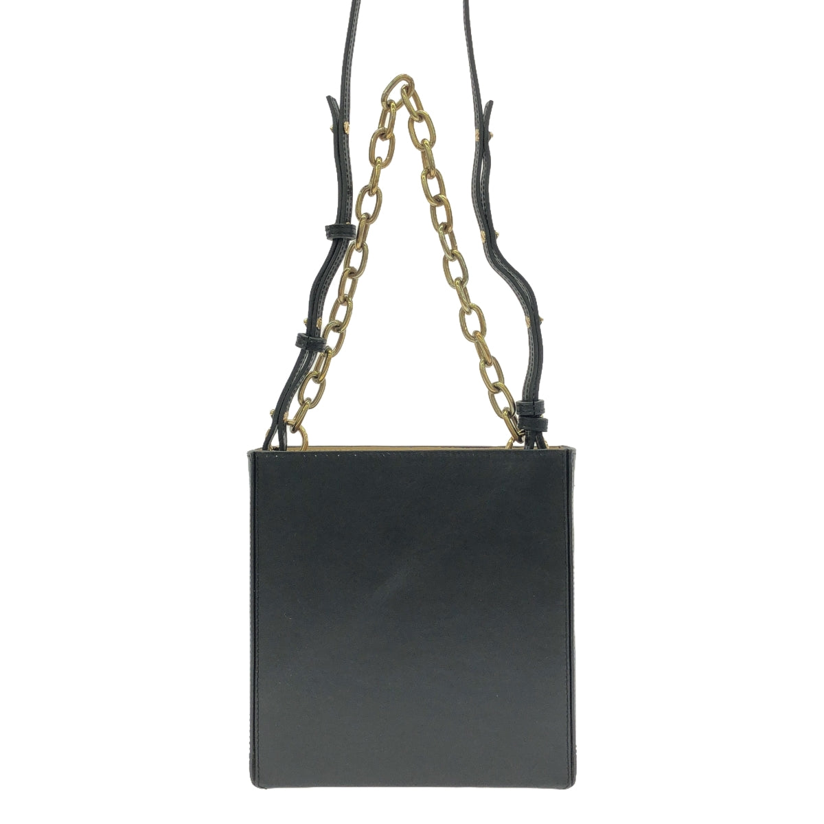 【美品】 Rokh / ロック | THE MEDIUM FILE BOX / 牛革 レザー ショルダーバッグ / ケース付き | black /white | レディース