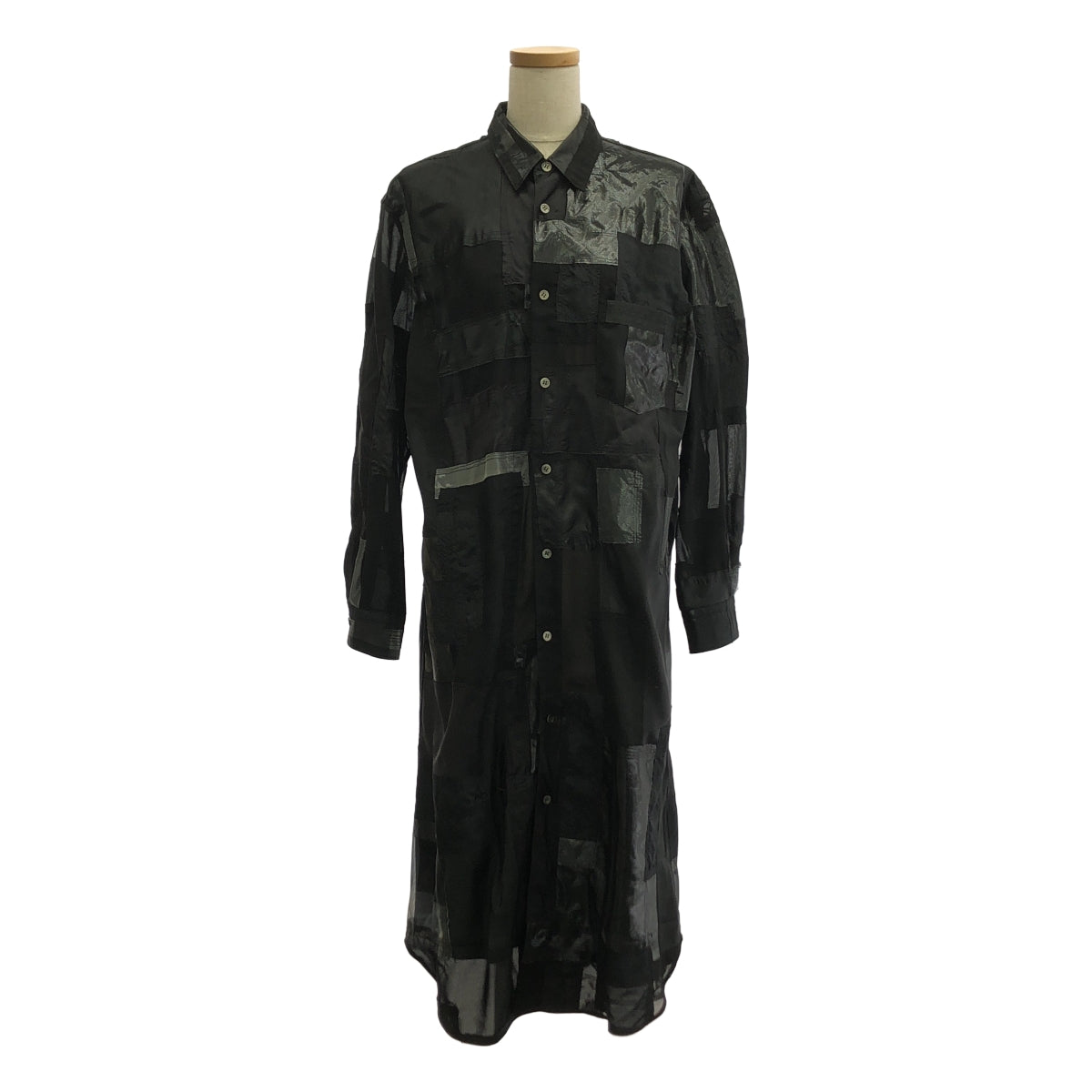 JUNYA WATANABE COMME des GARCONS / 渡邊淳也 | 2021 春夏 |聚酯混紡材質拼接襯衫連身裙| S |女性的