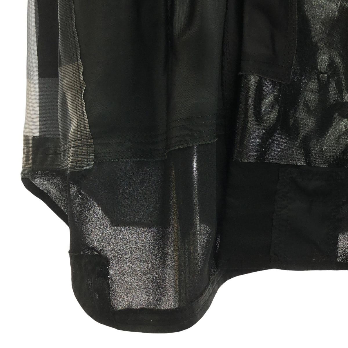 JUNYA WATANABE COMME des GARCONS / 渡邊淳也 | 2021 春夏 |聚酯混紡材質拼接襯衫連身裙| S |女性的