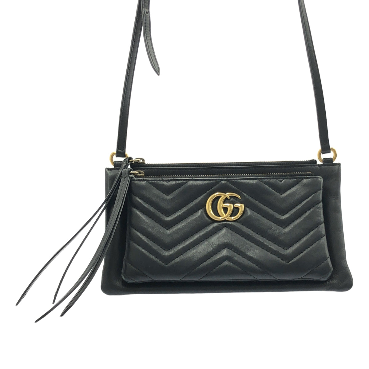 GUCCI / 구찌 | GG 마몬트 퀼팅 숄더백 |