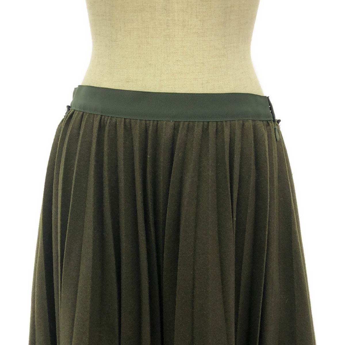 sacai / サカイ | Zip Detail Pleated Skirt / 異素材 切替 プリーツ レイヤード スカート | 2 | レディース