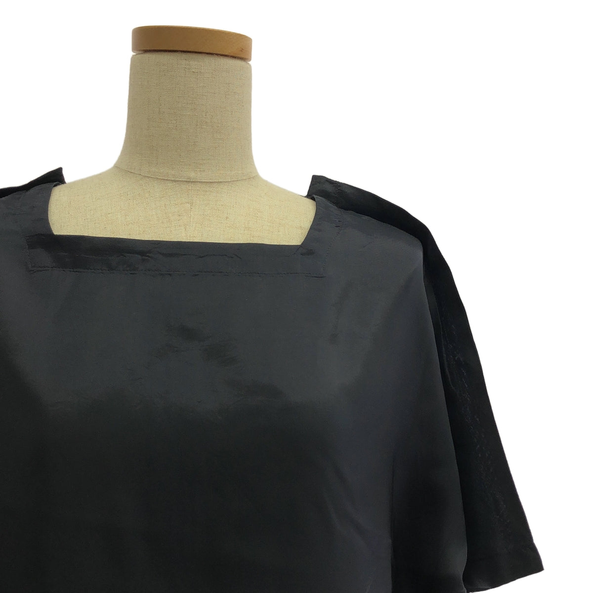 COMME des GARCONS COMME des GARCONS / Comme des | 2015SS | Cupra back zip blouse pullover top | S | Women's