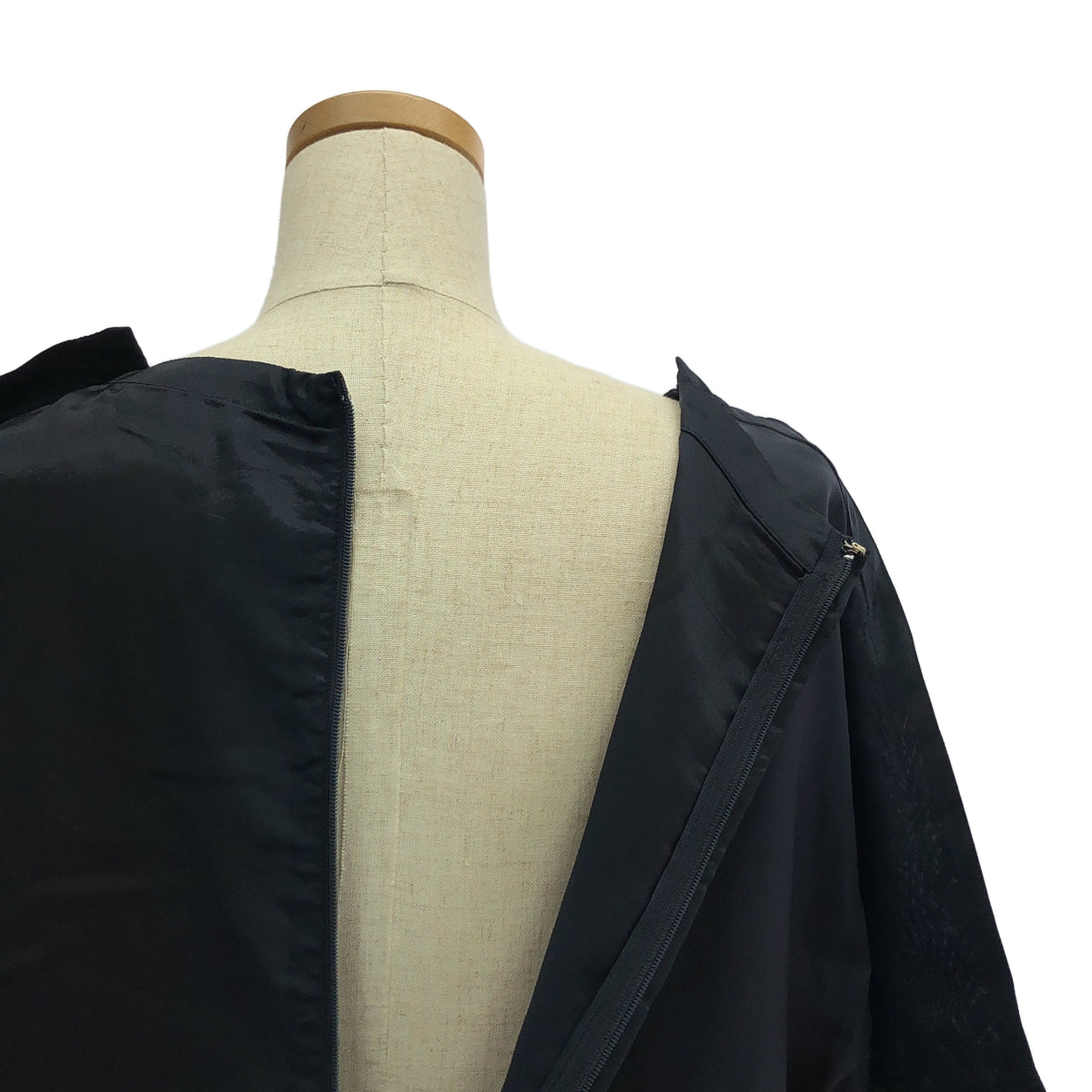 COMME des GARCONS COMME des GARCONS / Comme des | 2015SS | Cupra back zip blouse pullover top | S | Women's