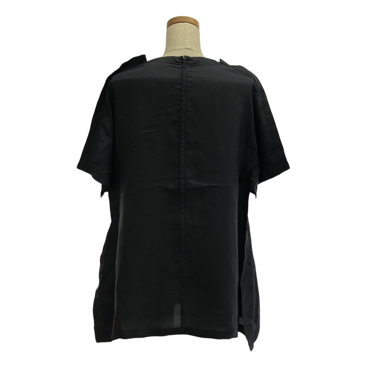 COMME des GARCONS COMME des GARCONS / Comme des | 2015SS | Cupra back zip blouse pullover top | S | Women's