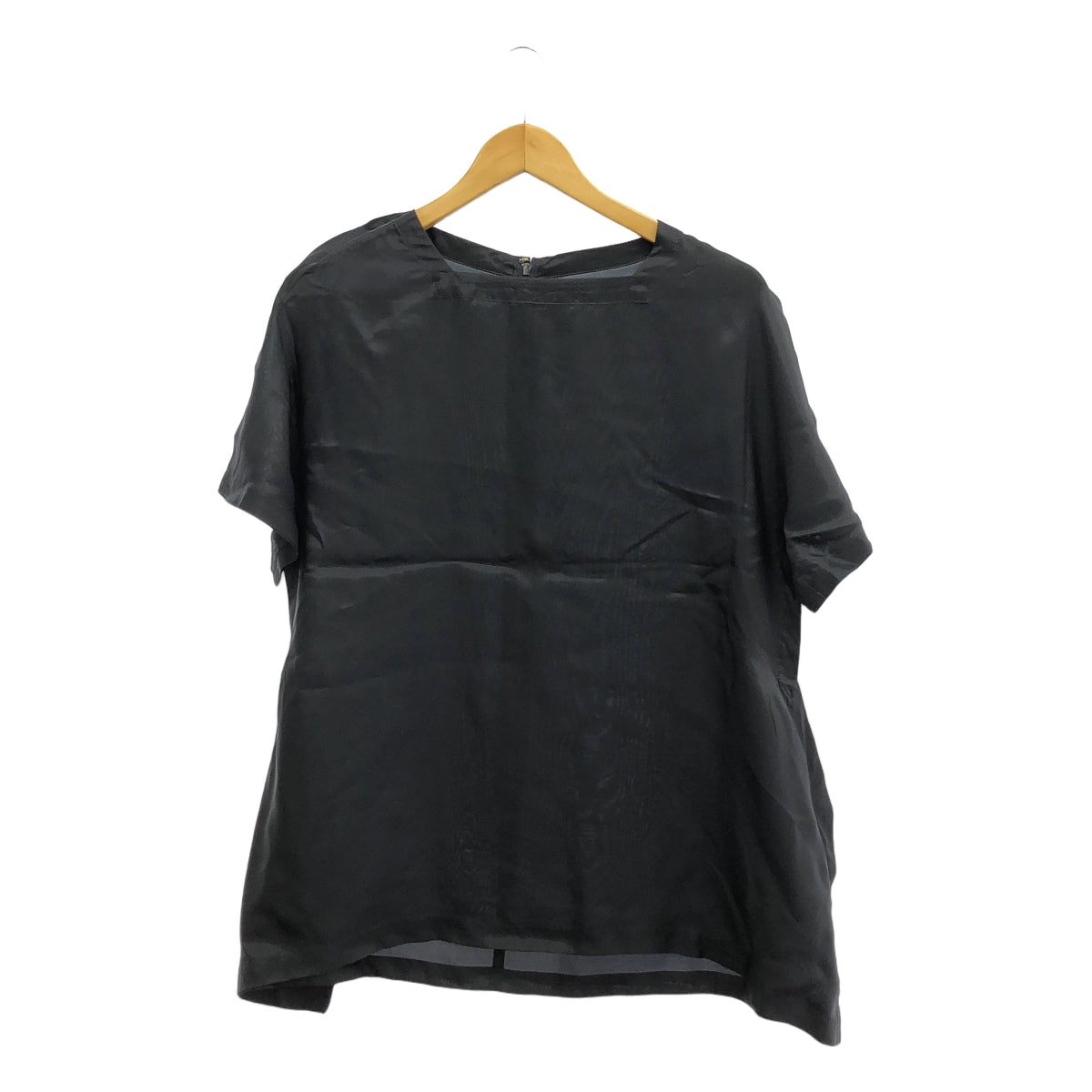 COMME des GARCONS COMME des GARCONS / Comme des | 2015SS | Cupra back zip blouse pullover top | S | Women's