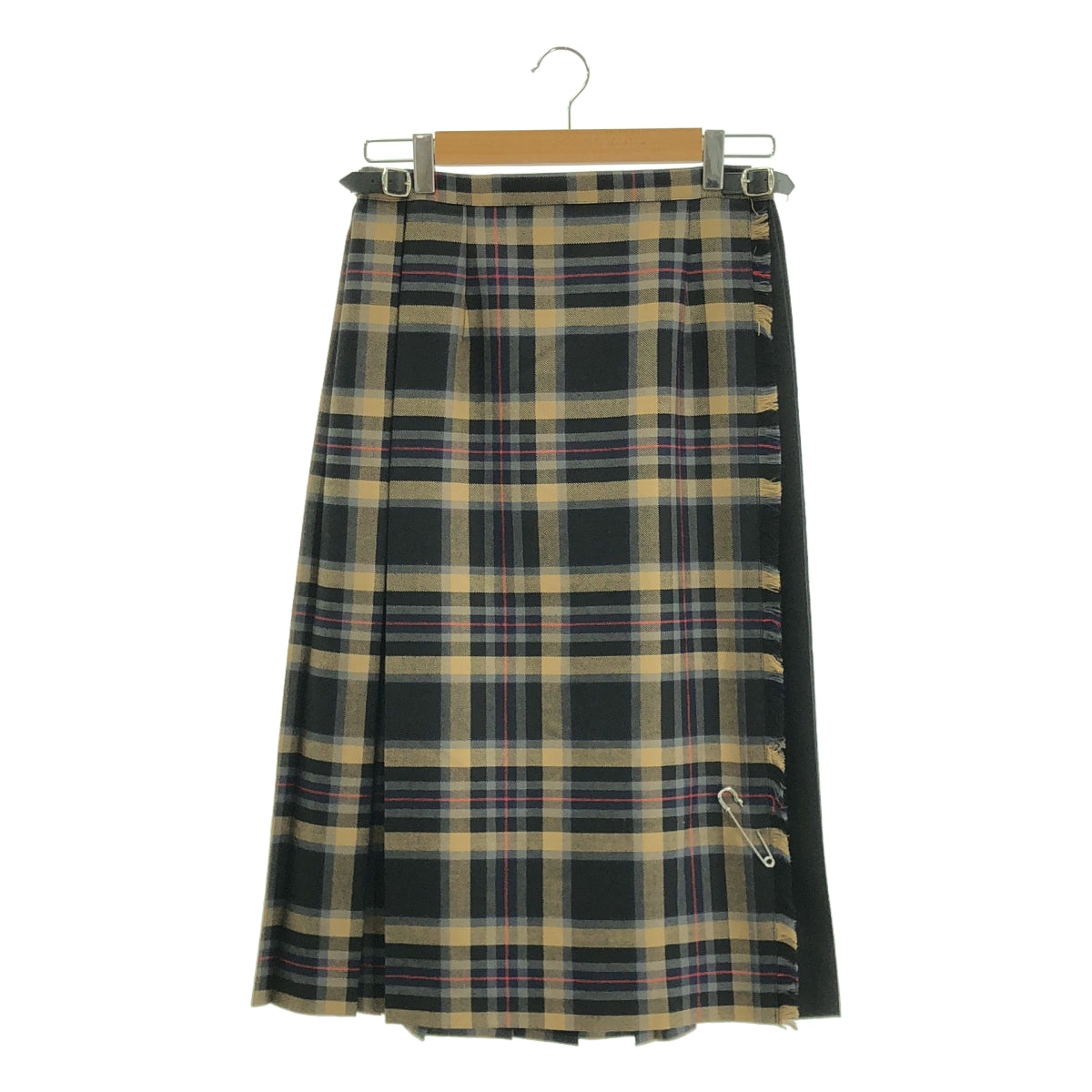 O'NEILL OF DUBLINチェック柄プリーツスカート GB 12 O'NEIL OF DUBLIN / オニールオブダブリン | ウール チェック プリーツ