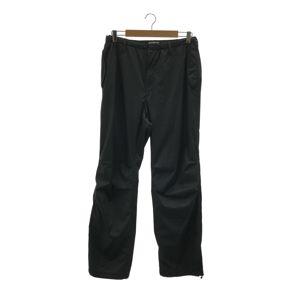 AURALEE / 오라리 | HARD TWIST POLYESTER SATIN LAMINATE FIELD PANTS 이지 팬츠 | 4 | 남성