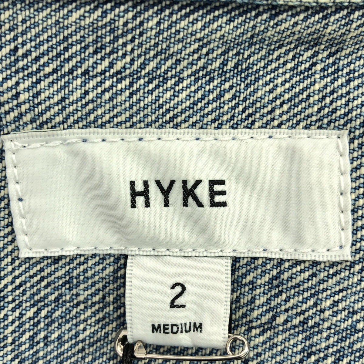 HYKE / 하이크 | BALOON SLEEVE DENIM JACKET 데님 재킷 | 2 | 여성