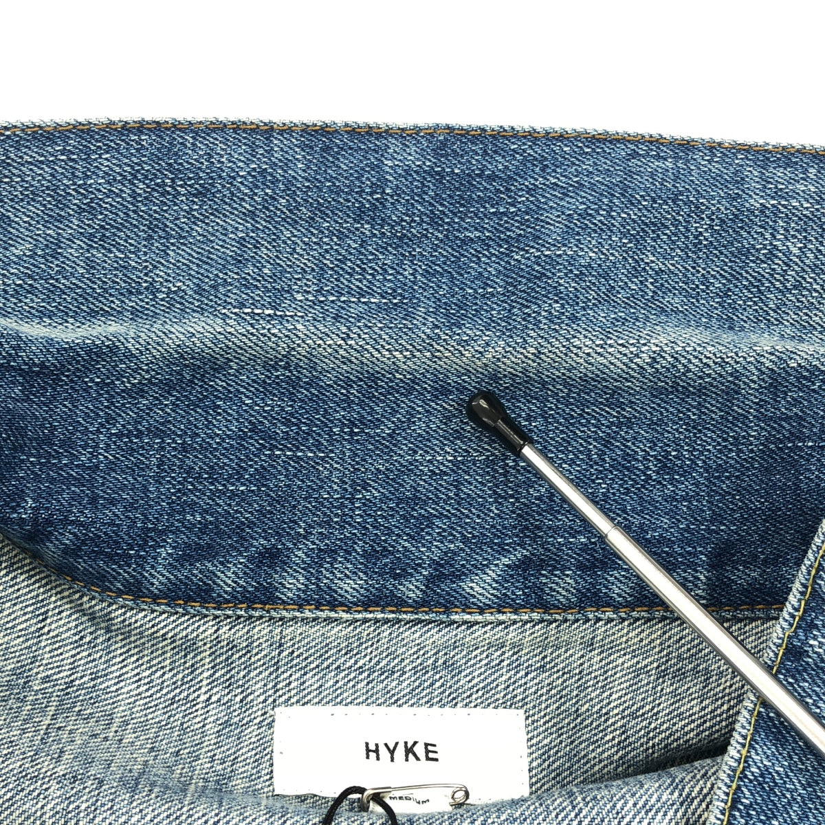 HYKE / 하이크 | BALOON SLEEVE DENIM JACKET 데님 재킷 | 2 | 여성